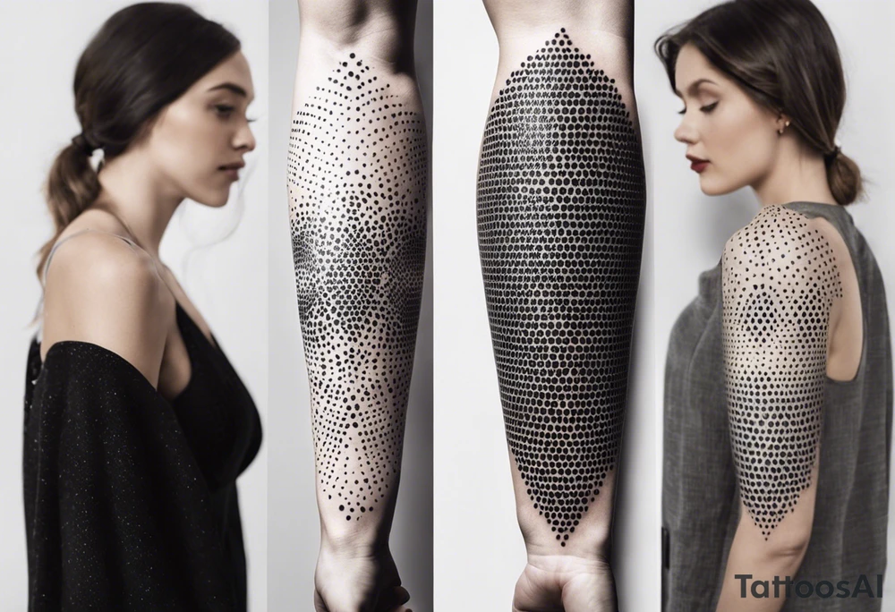 2 sets of twins tattoo idea
