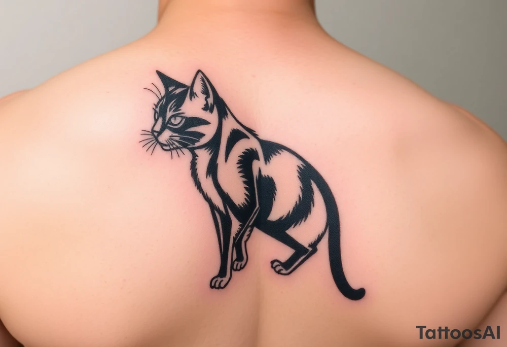 Black Cat tattoo idea