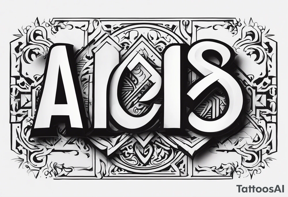 A banner that reads AO..BUSHWICK .HAH tattoo idea