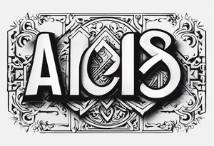 A banner that reads AO..BUSHWICK .HAH tattoo idea