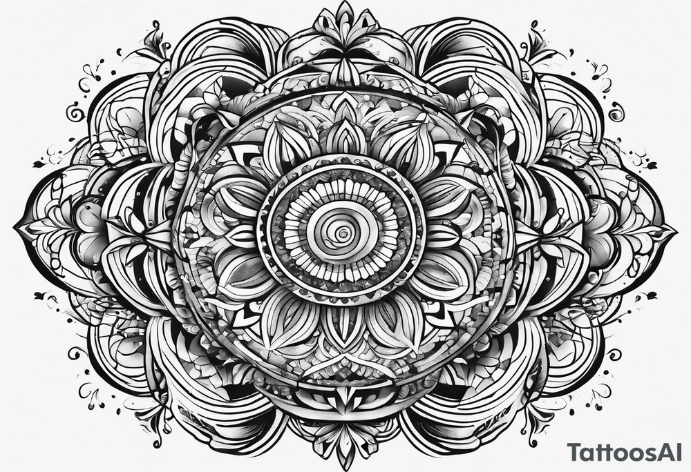 Circles tattoo idea