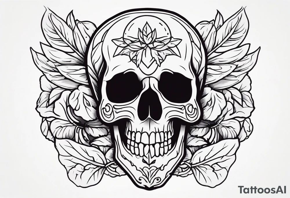 skull tattoo idea
