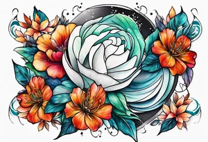 water wrap tattoo idea