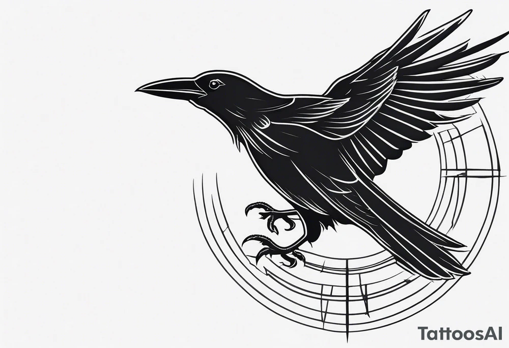 crows tattoo idea