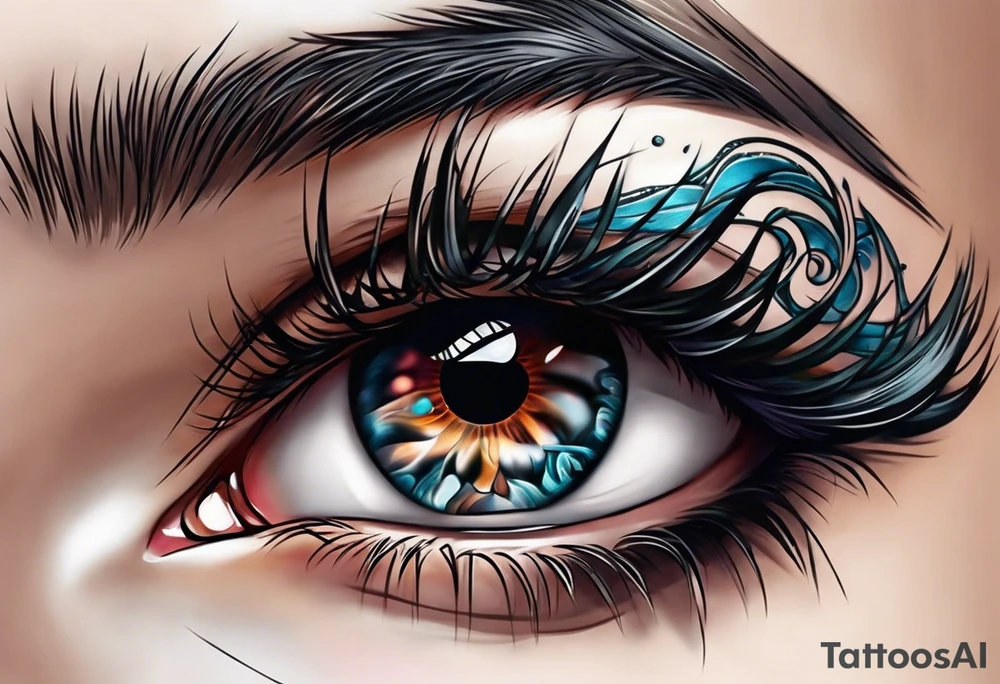 Byakugan eyes tattoo idea