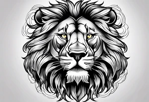 king of the jungle tattoo idea
