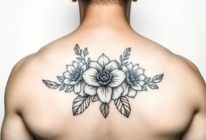 Indigenous floral 
Three, 
gratitude tattoo idea