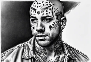 JASON FRIDAY 13 WITH DAGER tattoo idea