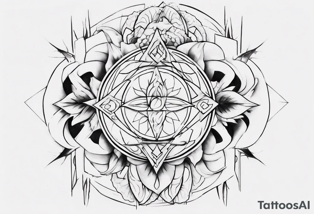 God is within her, she will not fall tattoo idea