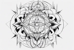 God is within her, she will not fall tattoo idea