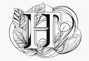 letters tattoo idea
