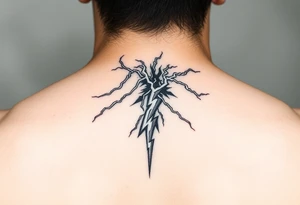 Lightning storm tattoo idea