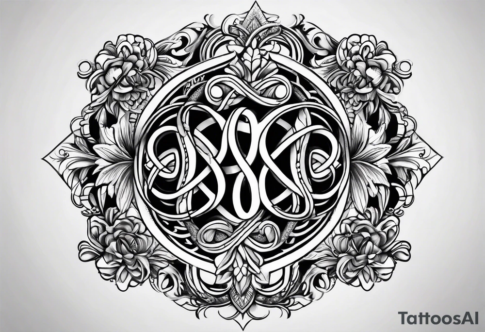 infinity symbol tattoo idea