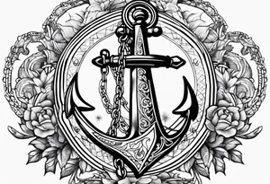 anchor tattoo idea