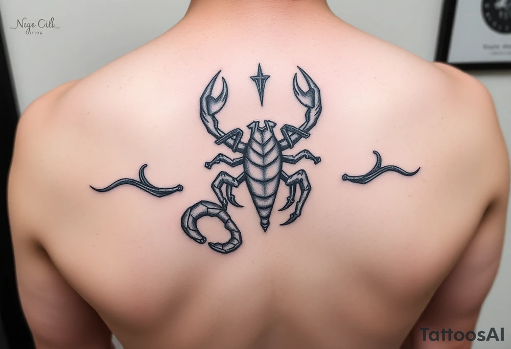 Virgo, Scorpio, combined, love tattoo idea