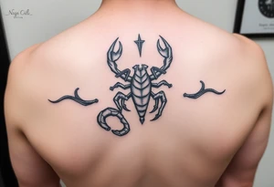 Virgo, Scorpio, combined, love tattoo idea