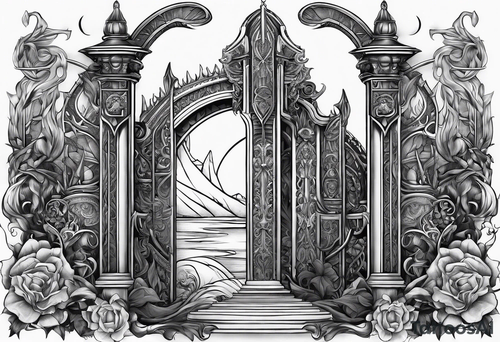 Valhalla gates tattoo idea