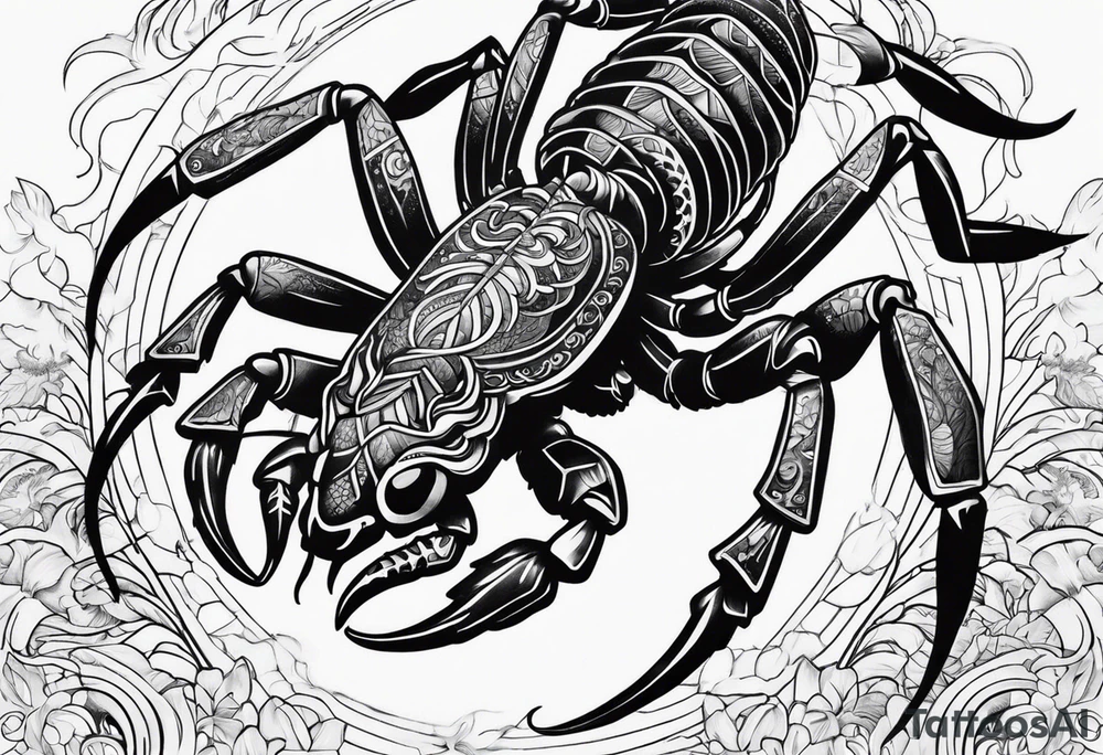 Scorpion tattoo idea