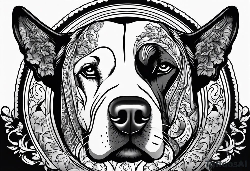 dog tattoo tattoo idea