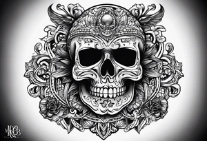 word "MRBG" tattoo idea