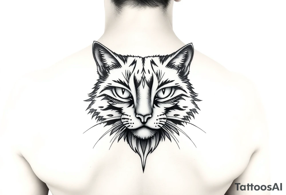Black Cat tattoo idea