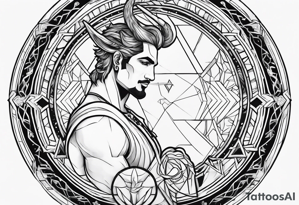 Trans man, Capricorn, puerto rico tattoo idea