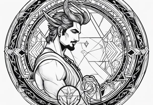 Trans man, Capricorn, puerto rico tattoo idea