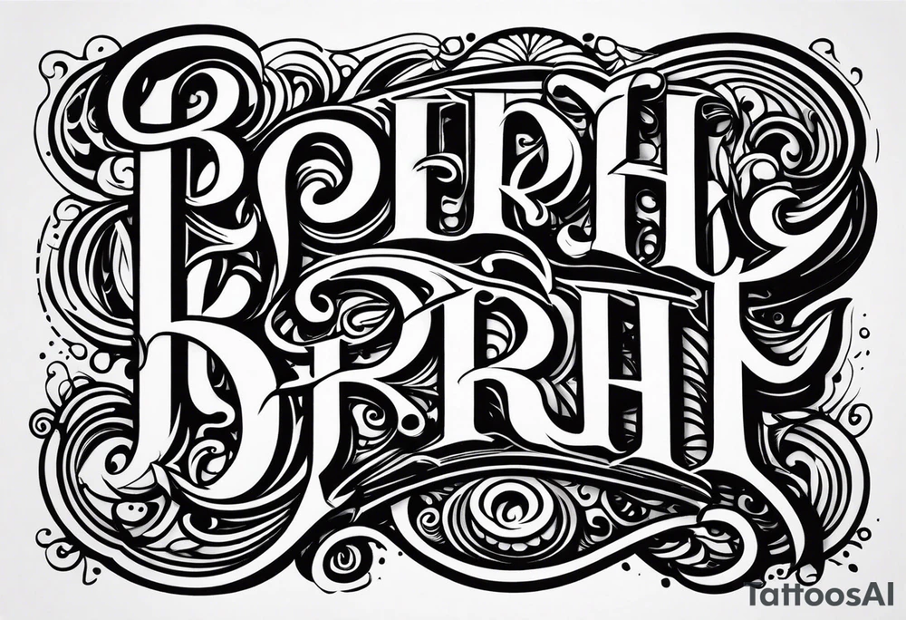 BJF & ARH tattoo idea