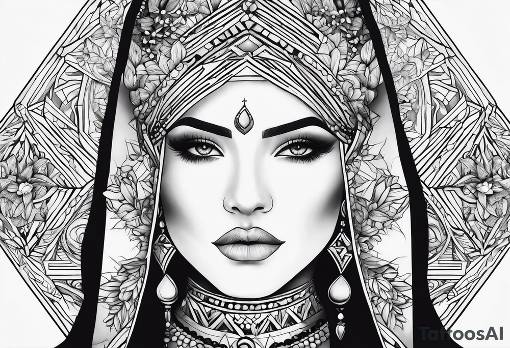 Cabocla mariana tattoo idea