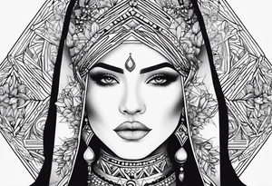 Cabocla mariana tattoo idea