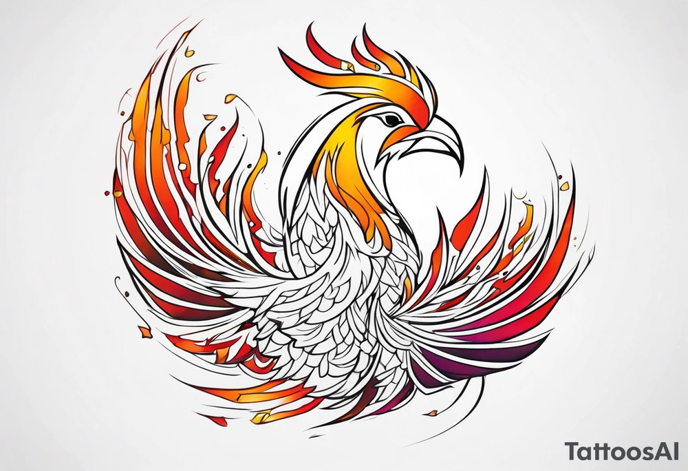 phoenix tattoo idea