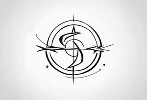 Flash Sagittarius tattoo idea