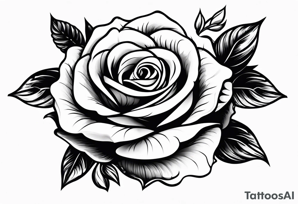 Rose tattoo idea