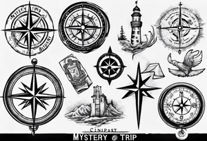 Mystery Trip from Cincinnati w/compass tattoo idea