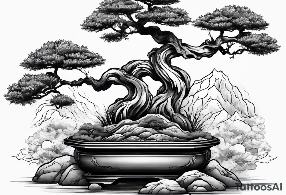bonsai tattoo idea