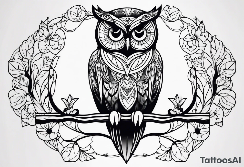 owl tattoo idea