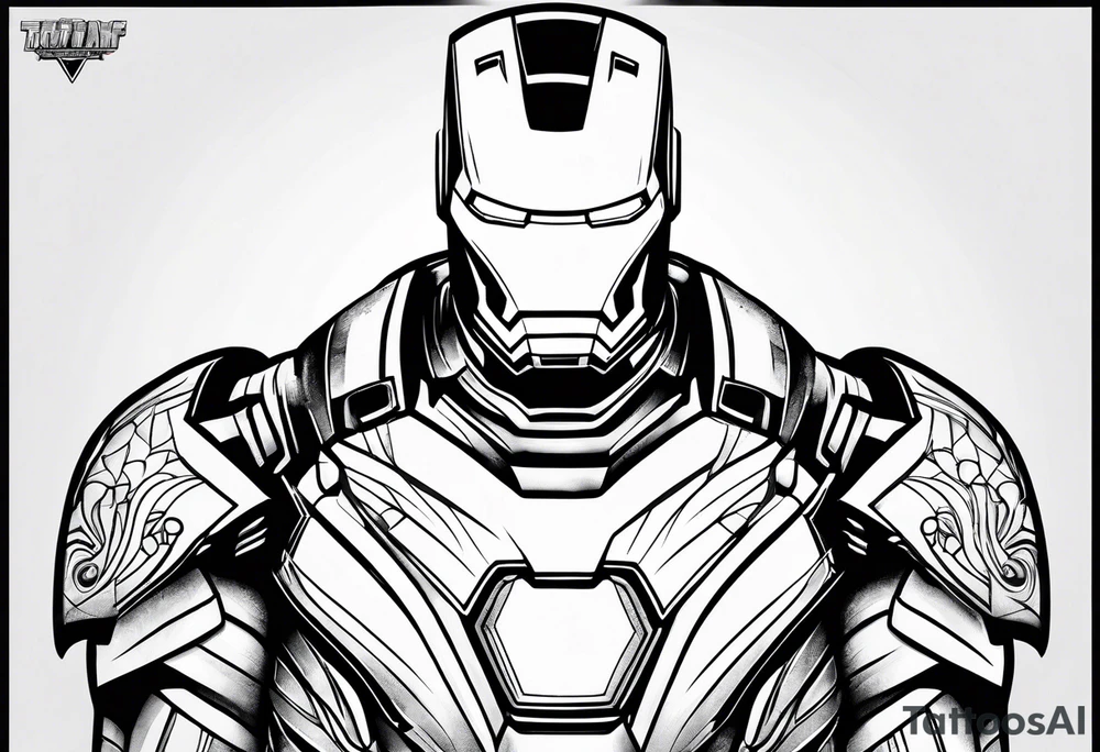 iron man tattoo idea
