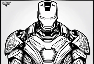 iron man tattoo idea