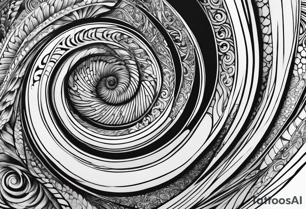 Spiral within a spiral tattoo idea