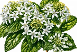 ageratina altissima (white snakeroot) tattoo idea