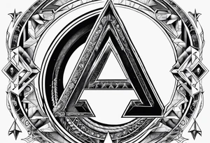 alien alphabet tattoo idea