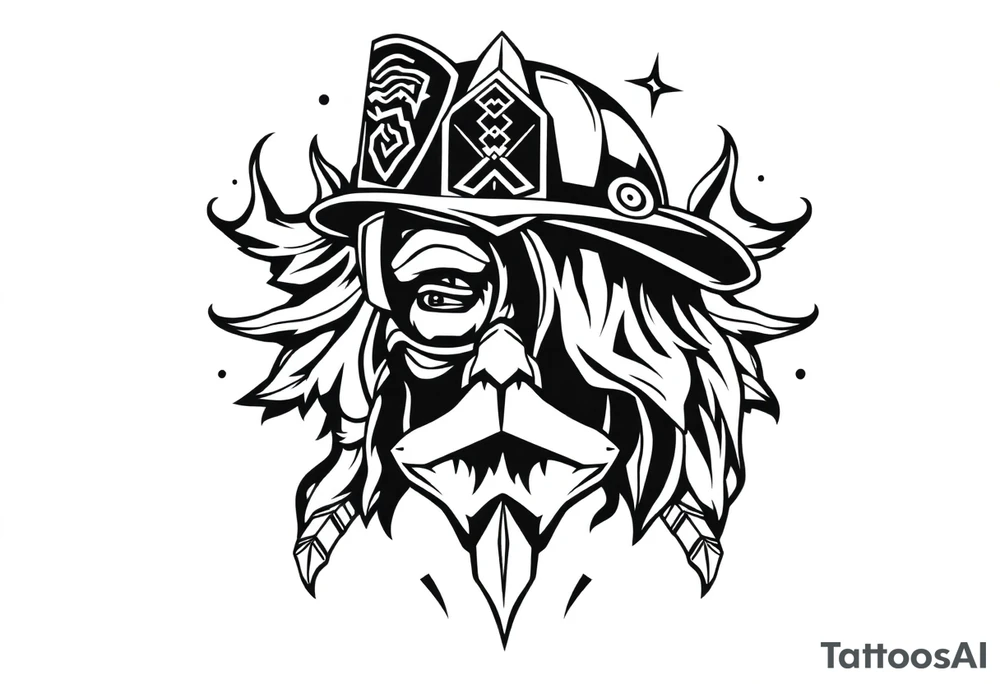 firefighter tattoo idea