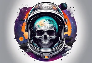 Void in space tattoo idea