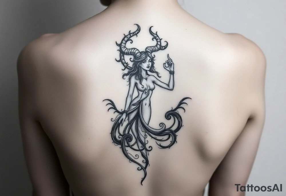 Eris goddess of chaos dark demented tattoo idea