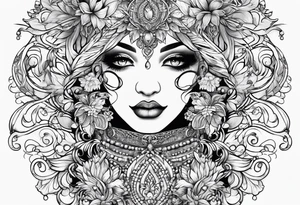 Filigree tattoo idea