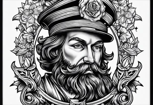 church burning down tattoo idea