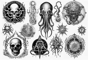 necronomicon lovecraft tattoo tattoo idea