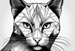 Black Cat tattoo idea