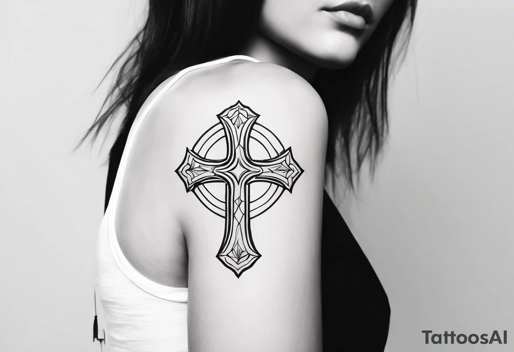 Cross tattoo idea