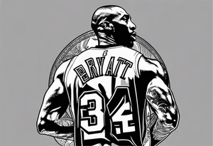 Kobe Bryant tattoo idea